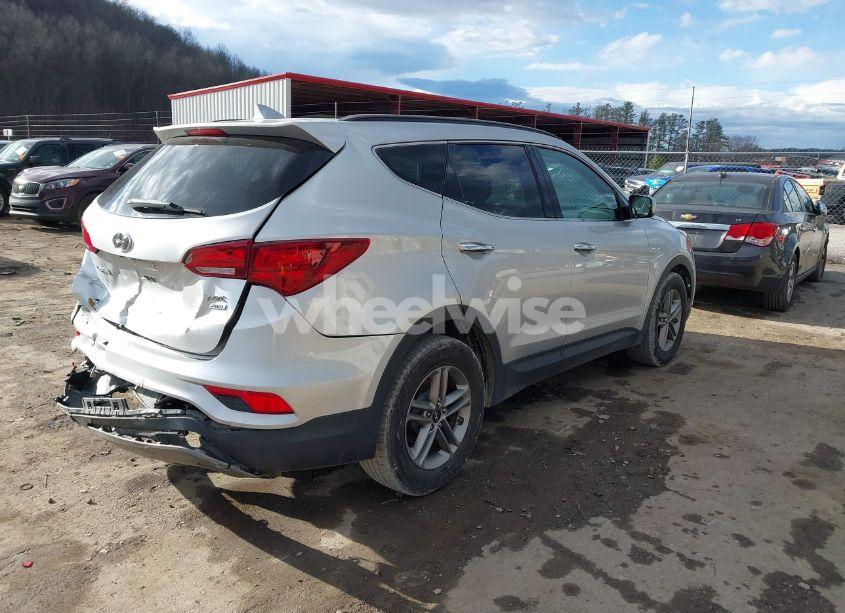 Photo 4 of 2017 Hyundai Santa FE SPORT 2.4L (VIN 5XYZUDLB0HG490137)