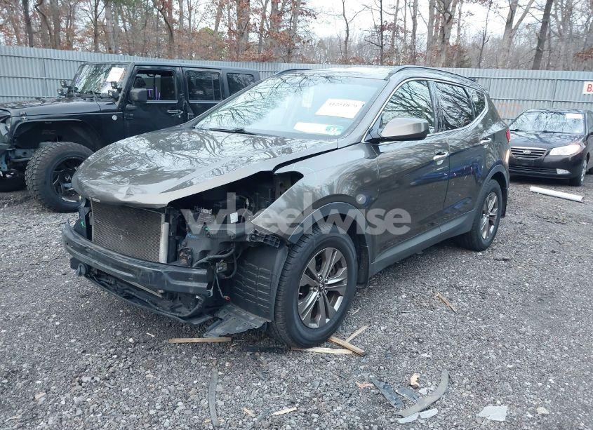 Photo 2 of 2014 Hyundai Santa FE SPORT 2.4L (VIN 5XYZUDLB1EG150572)