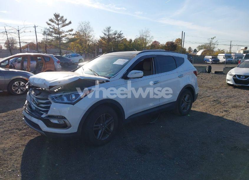 Photo 2 of 2017 Hyundai Santa FE SPORT 2.4L (VIN 5XYZUDLB3HG389738)