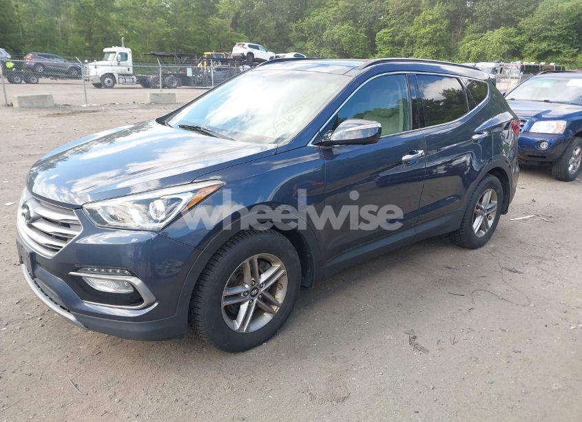 Photo 2 of 2017 Hyundai Santa FE SPORT 2.4L (VIN 5XYZUDLB6HG447194)