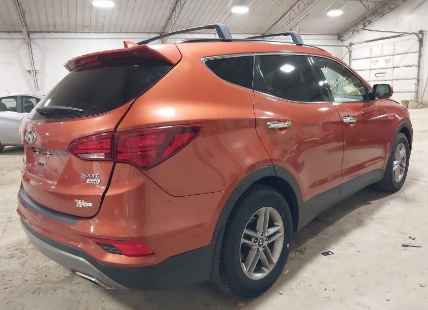 Photo 4 of 2018 Hyundai Santa FE SPORT 2.4L (VIN 5XYZUDLB7JG522801)