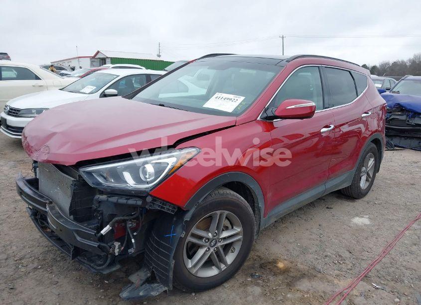 Photo 2 of 2018 Hyundai Santa FE SPORT 2.4L (VIN 5XYZUDLB7JG556883)