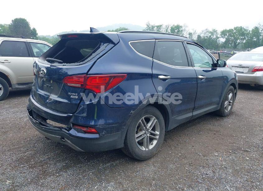 Photo 4 of 2017 Hyundai Santa FE SPORT 2.4L (VIN 5XYZUDLB9HG421284)