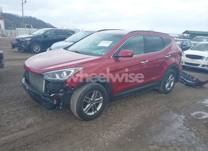 Photo 2 of 2017 Hyundai Santa FE SPORT 2.4L (VIN 5XYZUDLB9HG499452)