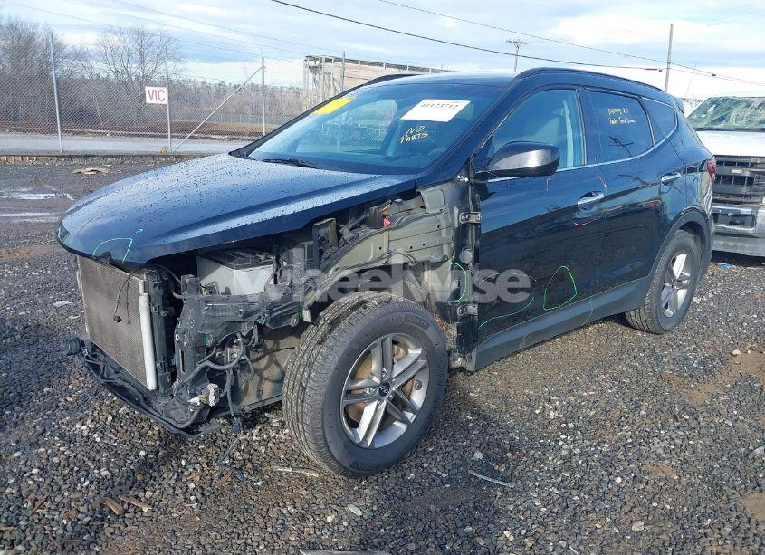 Photo 2 of 2017 Hyundai Santa FE SPORT 2.4L (VIN 5XYZUDLBXHG389543)