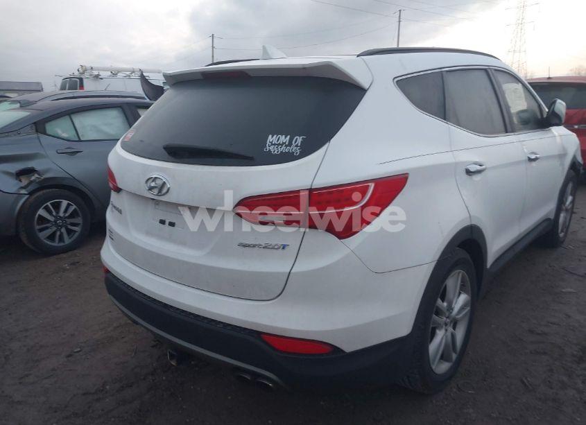 Photo 4 of 2014 Hyundai Santa FE SPORT 2.0L TURBO (VIN 5XYZW3LA1EG230885)