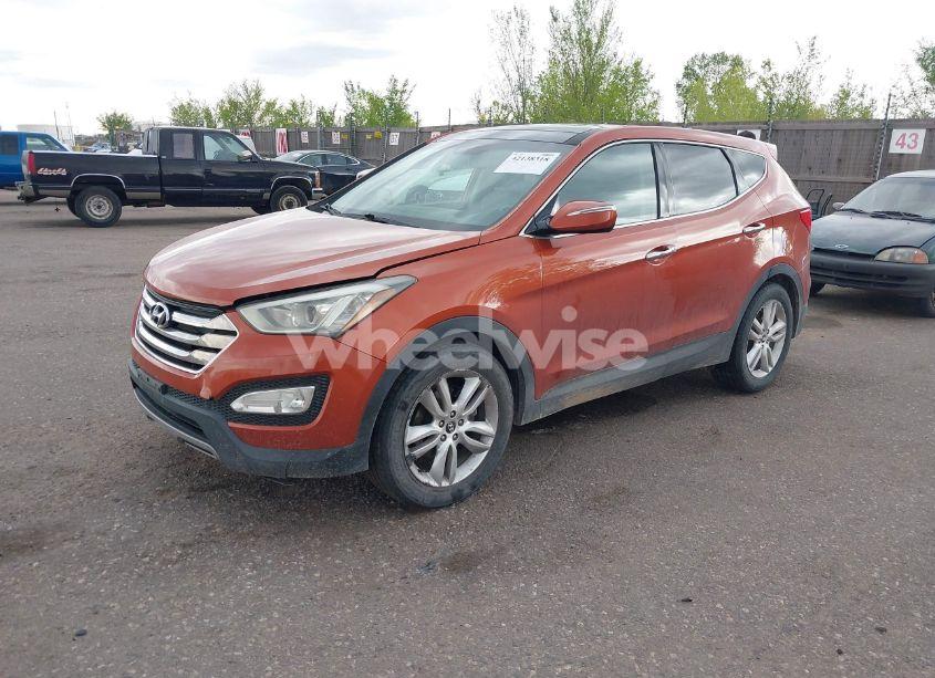 Photo 2 of 2013 Hyundai Santa FE SPORT 2.0T (VIN 5XYZWDLA0DG044291)