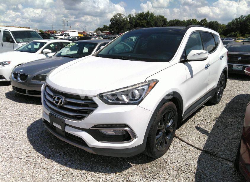 Photo 2 of 2017 Hyundai Santa FE SPORT (VIN 5XYZWDLA6HG424631)