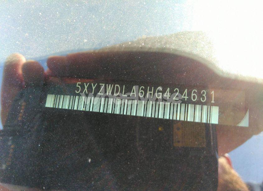 Photo 9 of 2017 Hyundai Santa FE SPORT (VIN 5XYZWDLA6HG424631)