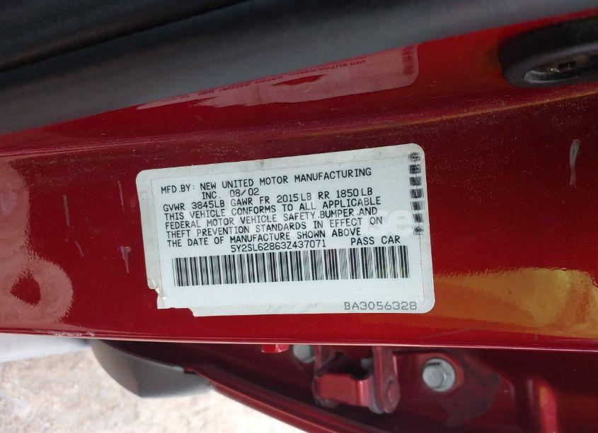 Photo 9 of 2003 Pontiac Vibe (VIN 5Y2SL62863Z437071)