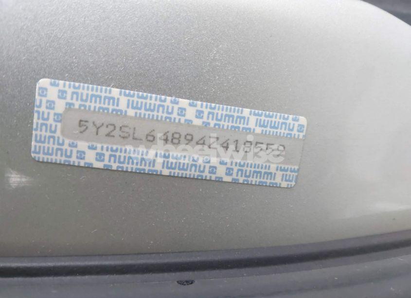 Photo 9 of 2004 Pontiac Vibe (VIN 5Y2SL64894Z418559)