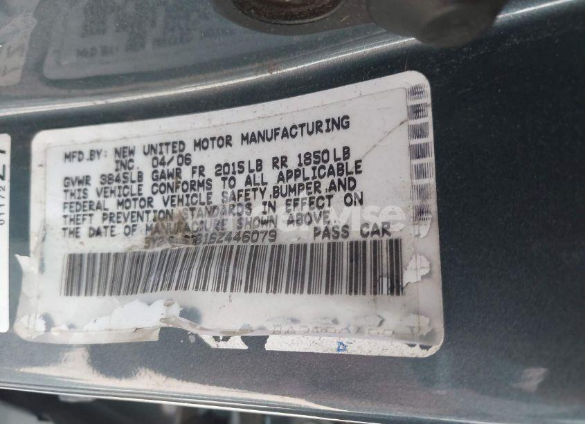 Photo 9 of 2006 Pontiac Vibe N/A (VIN 5Y2SL65816Z446079)