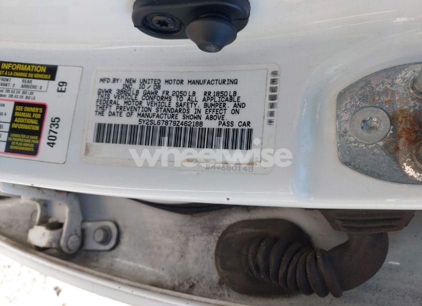 Photo 9 of 2009 Pontiac Vibe (VIN 5Y2SL67879Z462188)