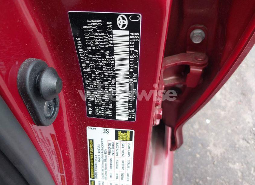 Photo 9 of 2023 Toyota Corolla LE (VIN 5YFB4MDE0PP071645)