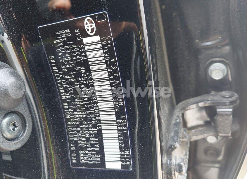 Photo 9 of 2025 Toyota Corolla LE (VIN 5YFB4MDE0SP230057)