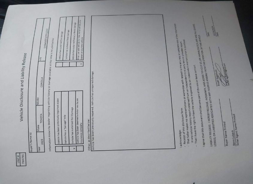 Photo 19 of 2023 Toyota Corolla LE (VIN 5YFB4MDE1PP012247)