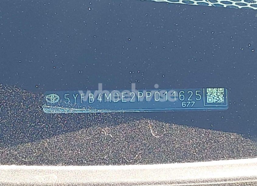 Photo 9 of 2023 Toyota Corolla LE (VIN 5YFB4MDE2PP011625)