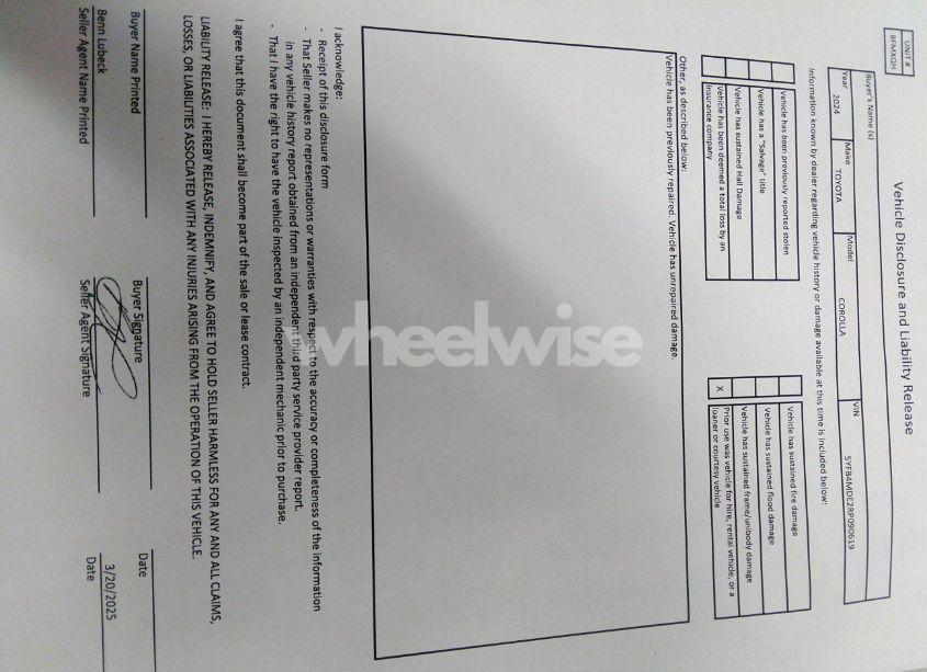 Photo 17 of 2024 Toyota Corolla LE (VIN 5YFB4MDE2RP090619)