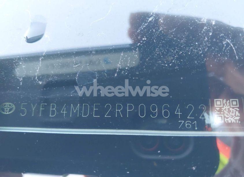 Photo 9 of 2024 Toyota Corolla LE (VIN 5YFB4MDE2RP096422)