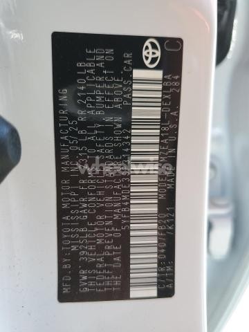 Photo 12 of 2025 TOYOTA COROLLA LE (VIN 5YFB4MDE3SP314342)