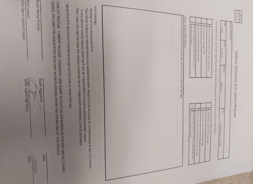 Photo 19 of 2024 Toyota Corolla LE (VIN 5YFB4MDE4RP110238)