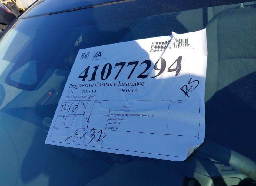 Photo 18 of 2024 Toyota Corolla LE (VIN 5YFB4MDE4RP159682)