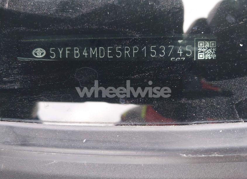 Photo 9 of 2024 Toyota Corolla LE (VIN 5YFB4MDE5RP153745)