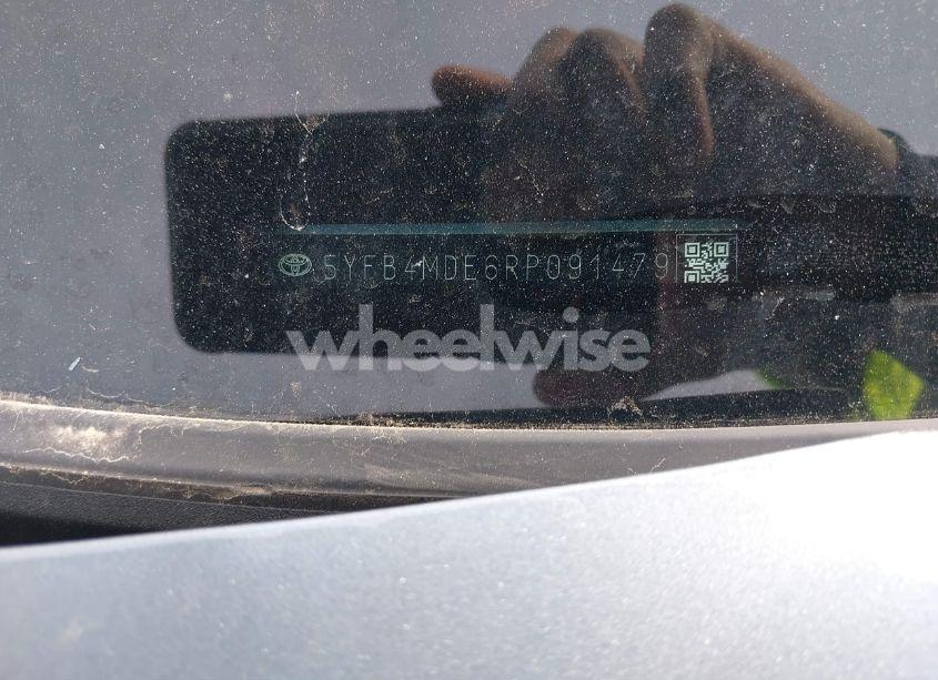 Photo 9 of 2024 Toyota Corolla LE (VIN 5YFB4MDE6RP091479)