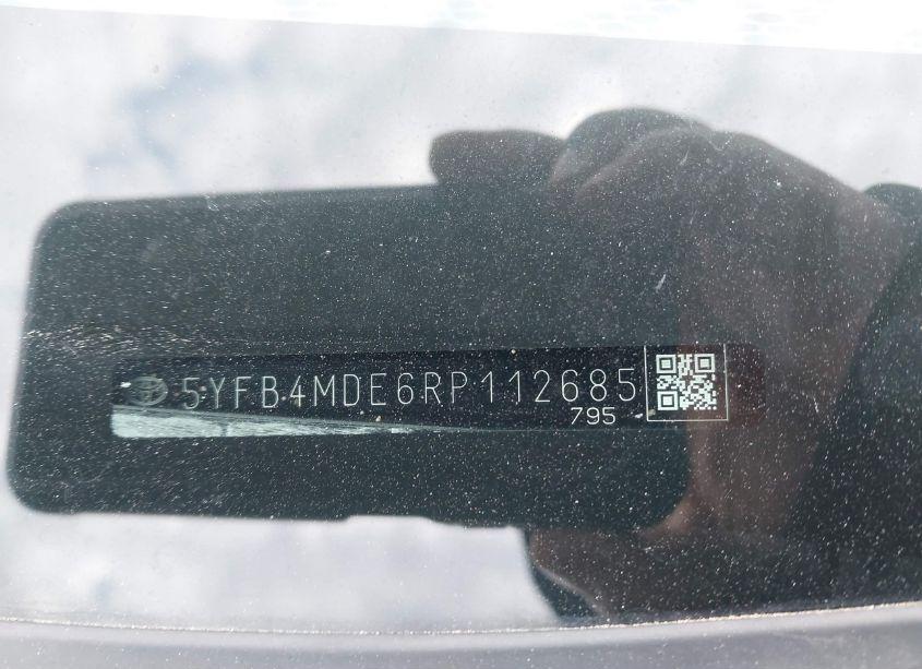 Photo 9 of 2024 Toyota Corolla LE (VIN 5YFB4MDE6RP112685)