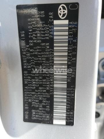 2024 TOYOTA COROLLA LE (VIN 5YFB4MDE8RP212027) main photo