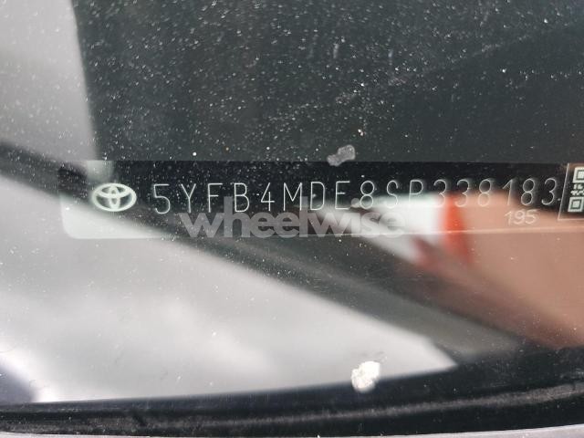 2025 TOYOTA COROLLA LE (VIN 5YFB4MDE8SP338183) main photo