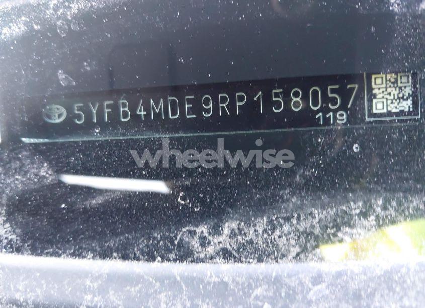 Photo 9 of 2024 Toyota Corolla LE (VIN 5YFB4MDE9RP158057)