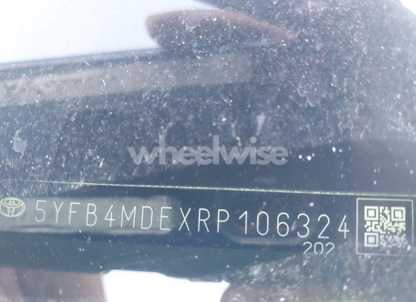 Photo 9 of 2024 Toyota Corolla LE (VIN 5YFB4MDEXRP106324)