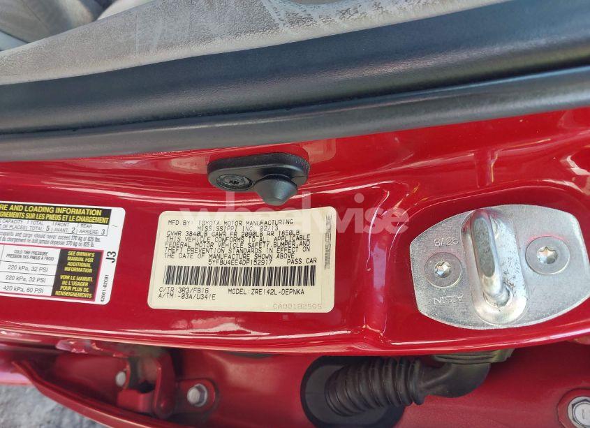 Photo 9 of 2013 Toyota Corolla LE (VIN 5YFBU4EE4DP152917)