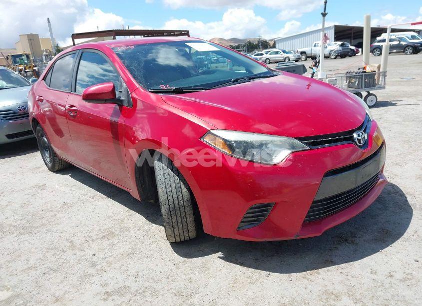 2016 Toyota Corolla LE (VIN 5YFBURHE0GP396254) main photo