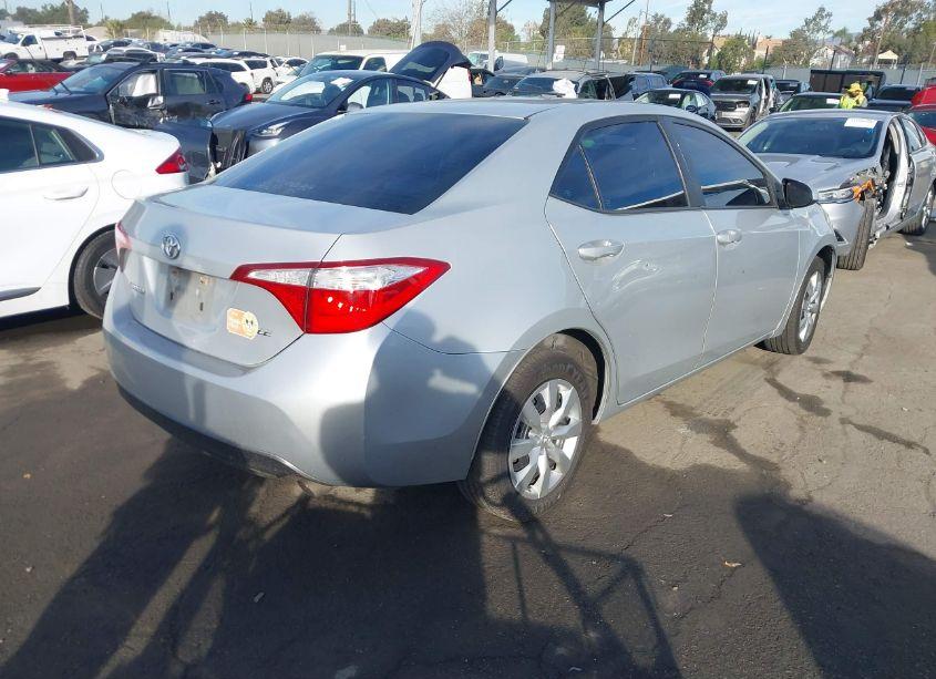 Photo 4 of 2016 Toyota Corolla LE (VIN 5YFBURHE0GP504579)