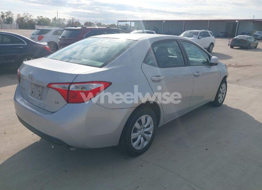 Photo 4 of 2016 Toyota Corolla LE (VIN 5YFBURHE0GP535525)