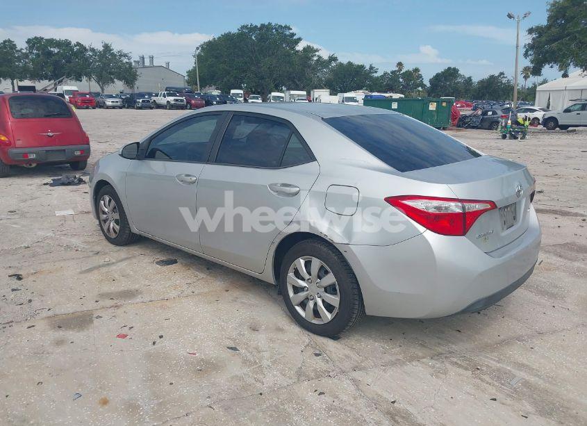Photo 3 of 2014 Toyota Corolla LE (VIN 5YFBURHE1EP076275)