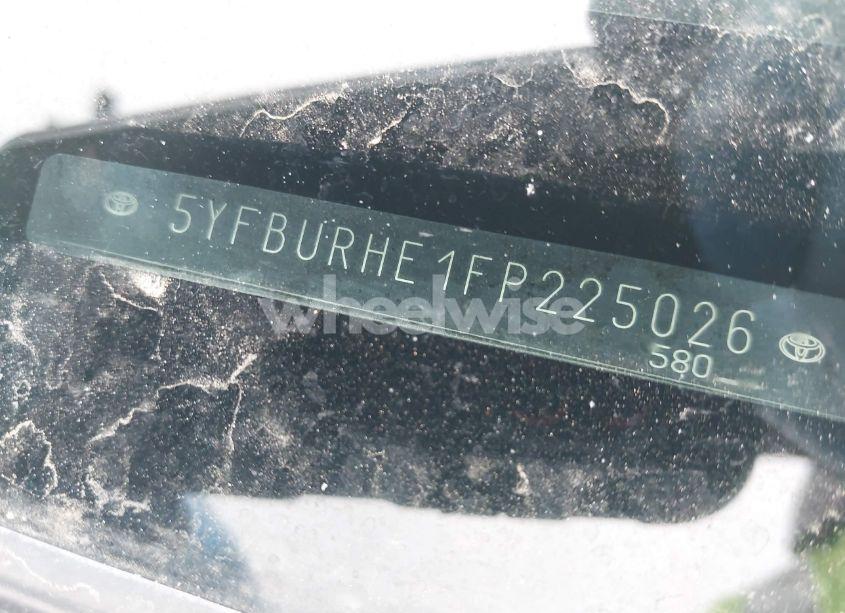 Photo 9 of 2015 Toyota Corolla S PLUS (VIN 5YFBURHE1FP225026)