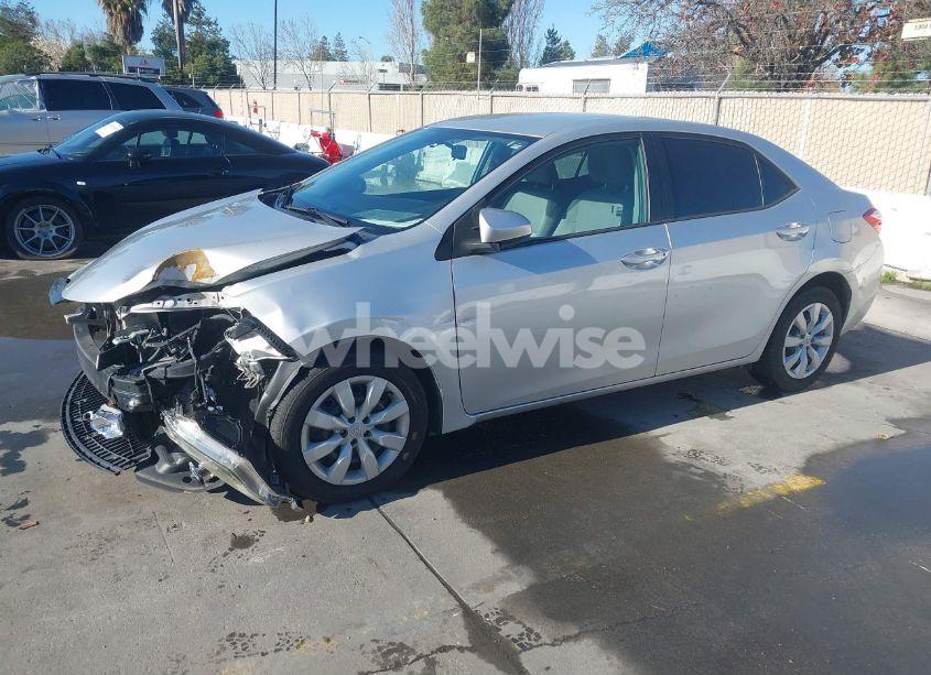 Photo 2 of 2015 Toyota Corolla LE (VIN 5YFBURHE1FP350656)