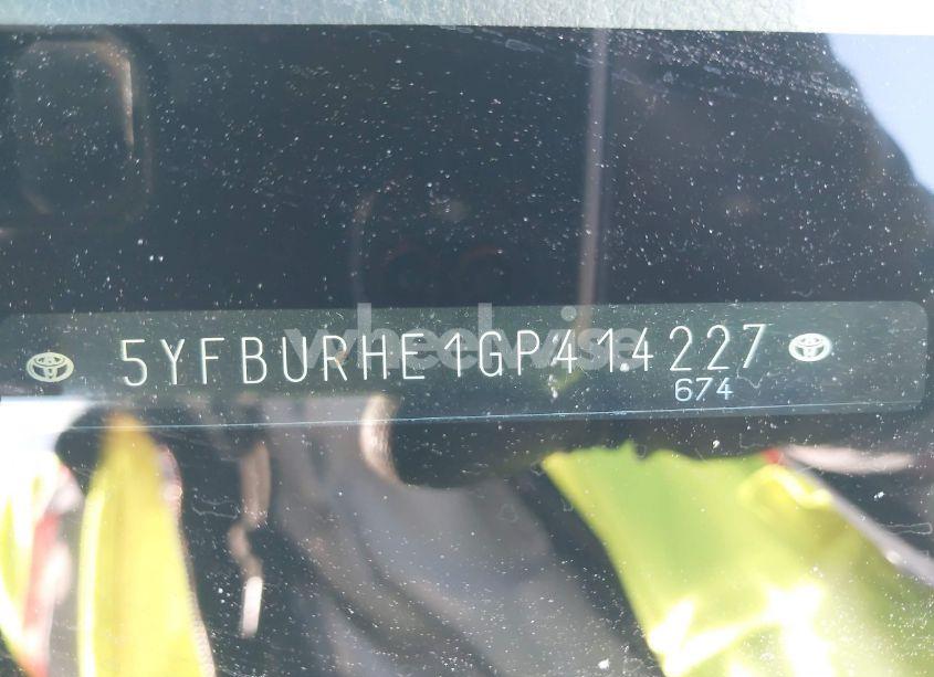 Photo 9 of 2016 Toyota Corolla S PLUS (VIN 5YFBURHE1GP414227)