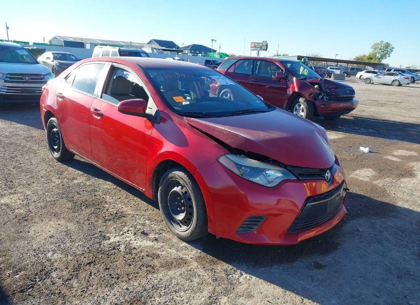 2016 Toyota Corolla LE (VIN 5YFBURHE1GP455683) main photo