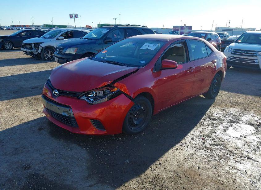 Photo 2 of 2016 Toyota Corolla LE (VIN 5YFBURHE1GP455683)