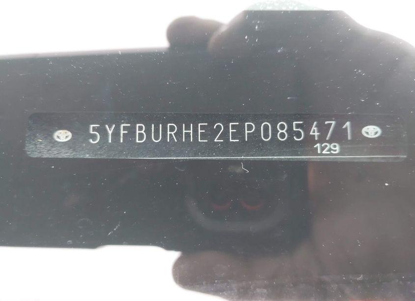 Photo 9 of 2014 Toyota Corolla L/LE/LE PLS/PRM/S/S PLS (VIN 5YFBURHE2EP085471)