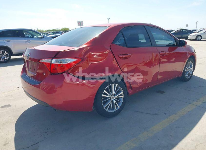 Photo 4 of 2014 Toyota Corolla LE PLUS (VIN 5YFBURHE2EP088452)