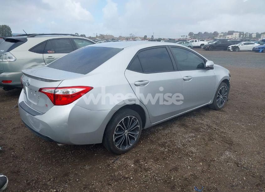 Photo 4 of 2015 Toyota Corolla S PLUS (VIN 5YFBURHE2FP222572)