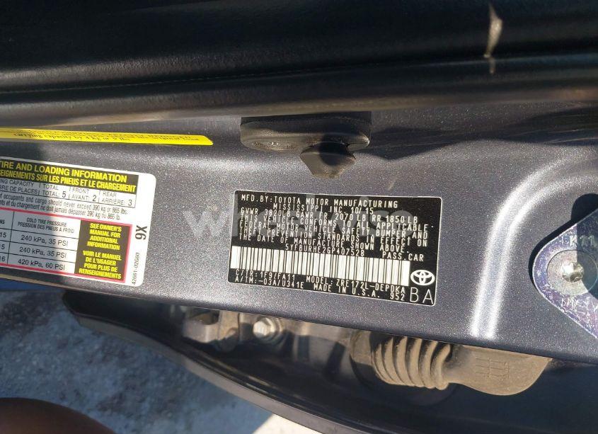 Photo 9 of 2016 Toyota Corolla L (VIN 5YFBURHE2GP407528)