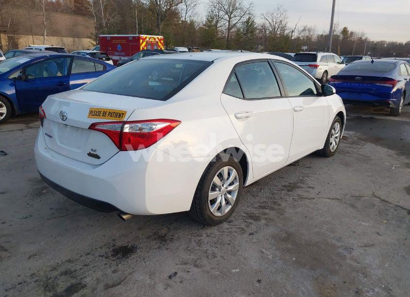 Photo 4 of 2016 Toyota Corolla LE (VIN 5YFBURHE2GP449830)