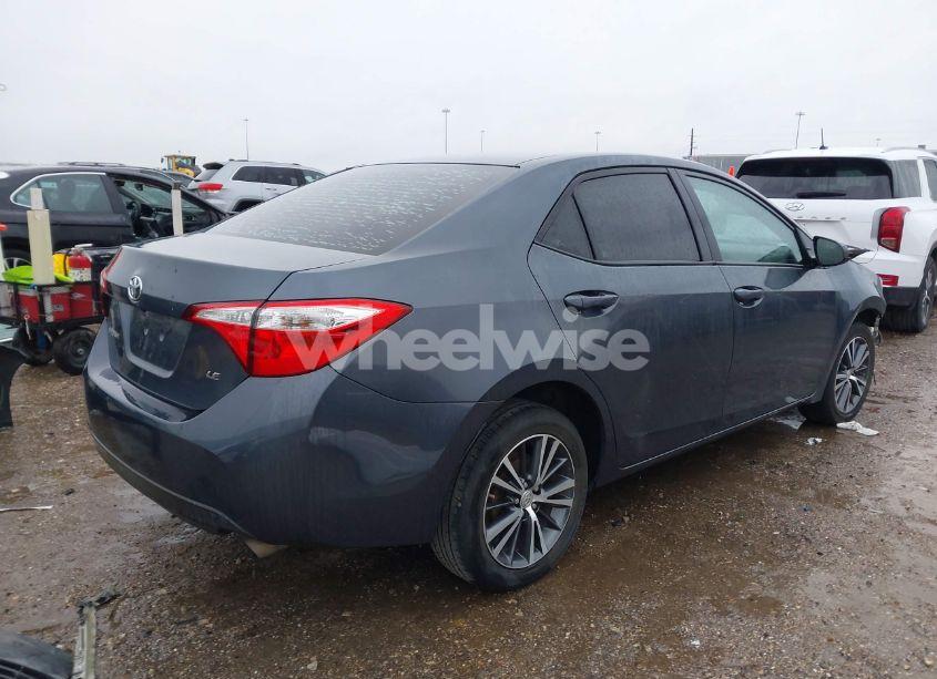 Photo 4 of 2016 Toyota Corolla LE PLUS (VIN 5YFBURHE2GP456907)
