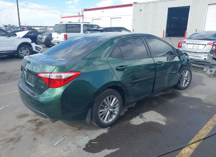 Photo 4 of 2014 Toyota Corolla LE PLUS (VIN 5YFBURHE3EP007572)